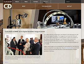 Cultlab3D Webauftritt