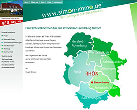 Simon Immo Webauftritt